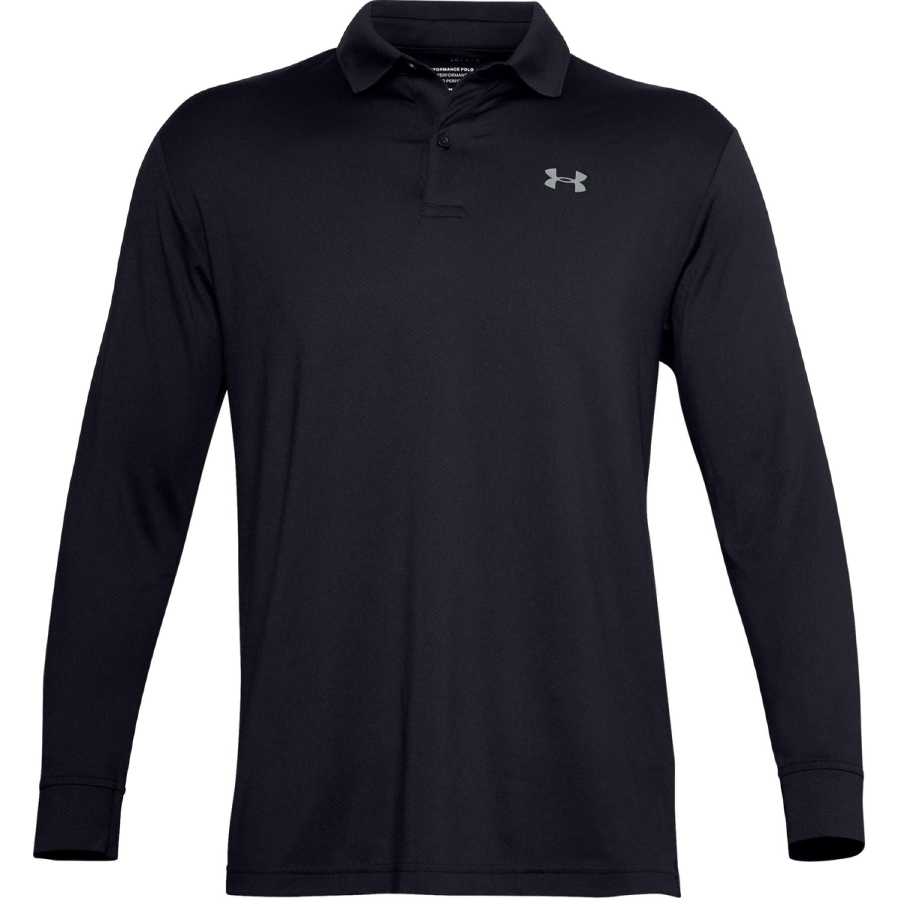 Polo Under Armour à manches longues performance textured