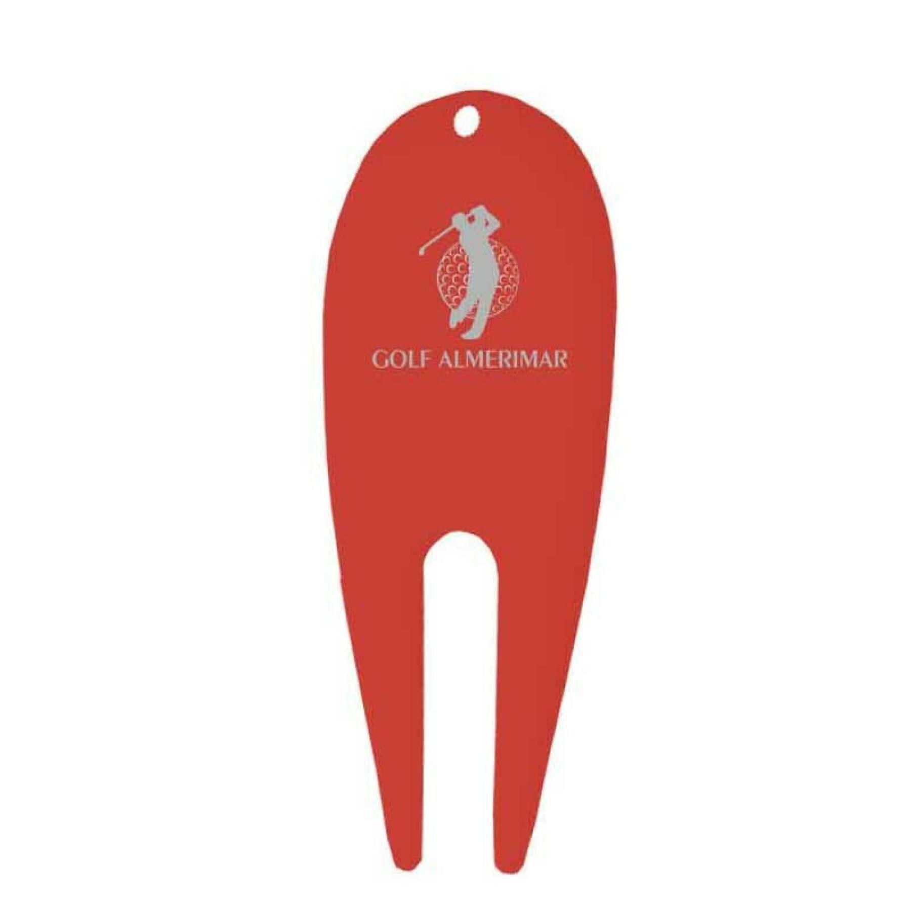 Plastic golf fork with logo Lorente