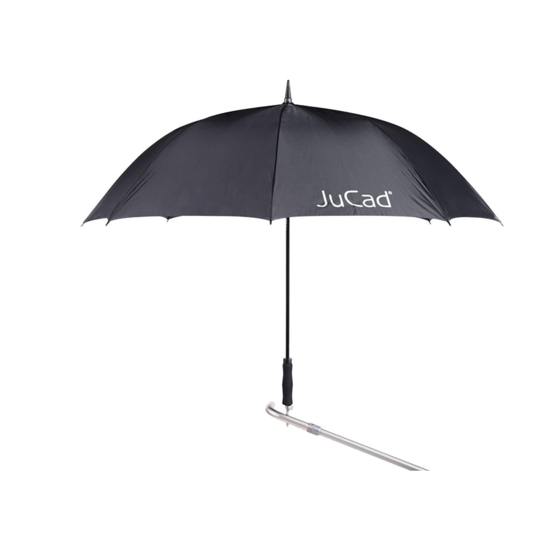 Telescopic umbrella with automatic opening mechanism and shaft JuCad