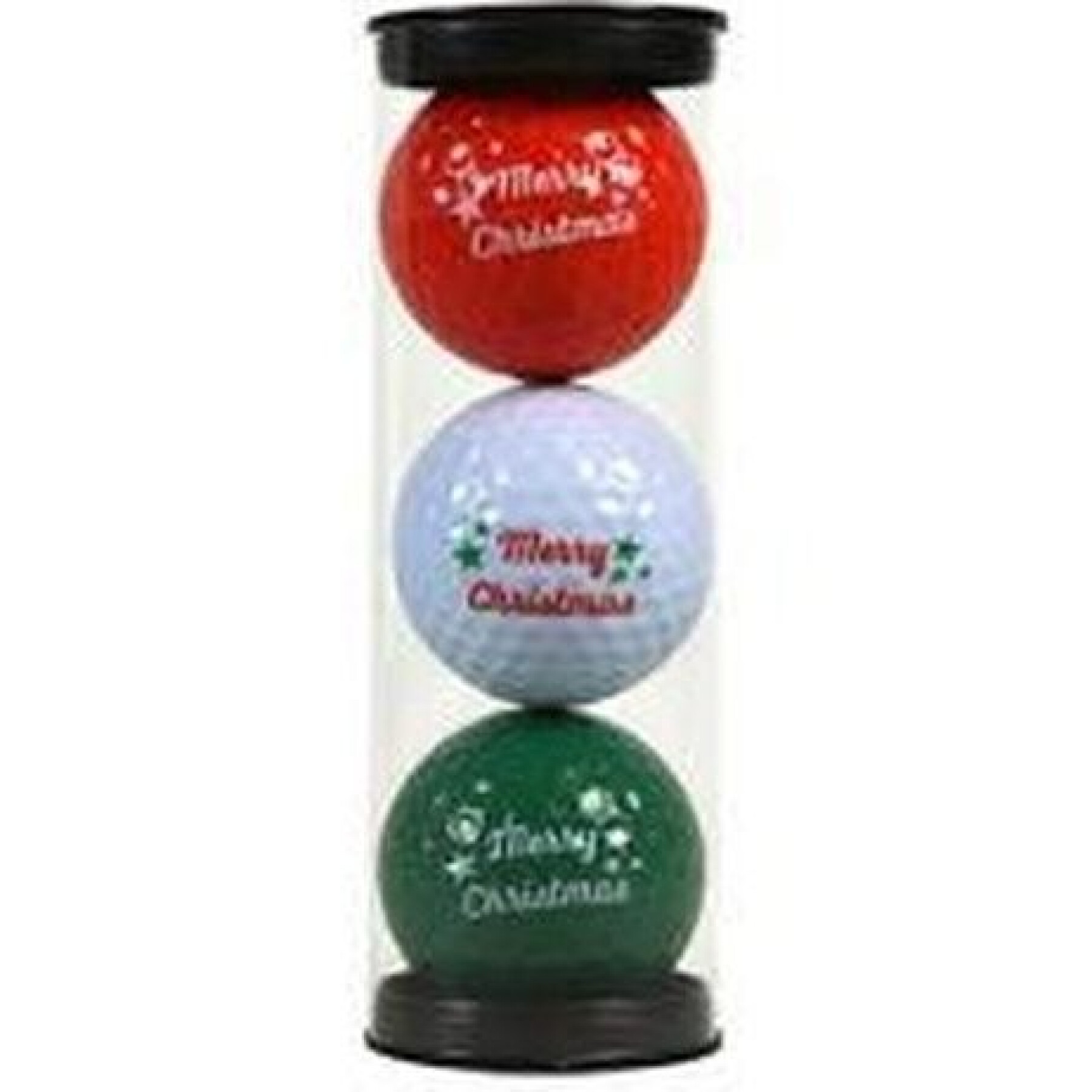 Set of 3 fancy merry x-mas golf balls Legend