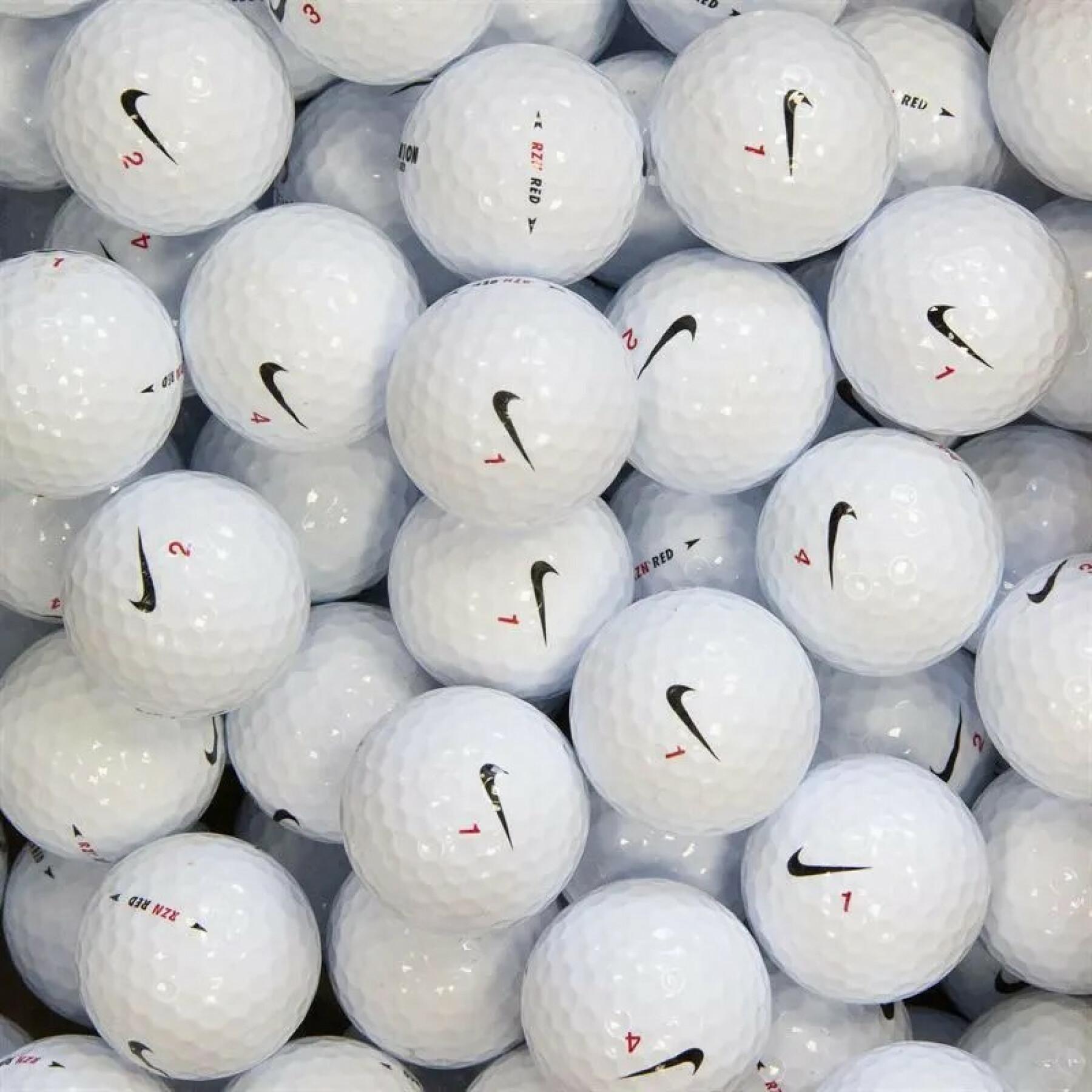 Pack of 100 recycled golf balls Nike Rzn Grade B