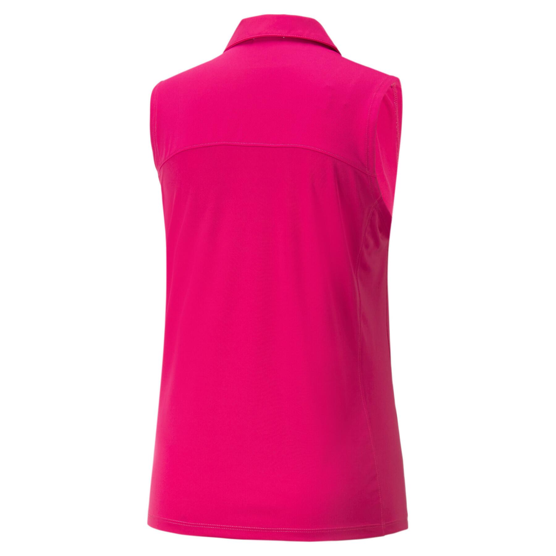 Women's sleeveless polo shirt Puma Gamer