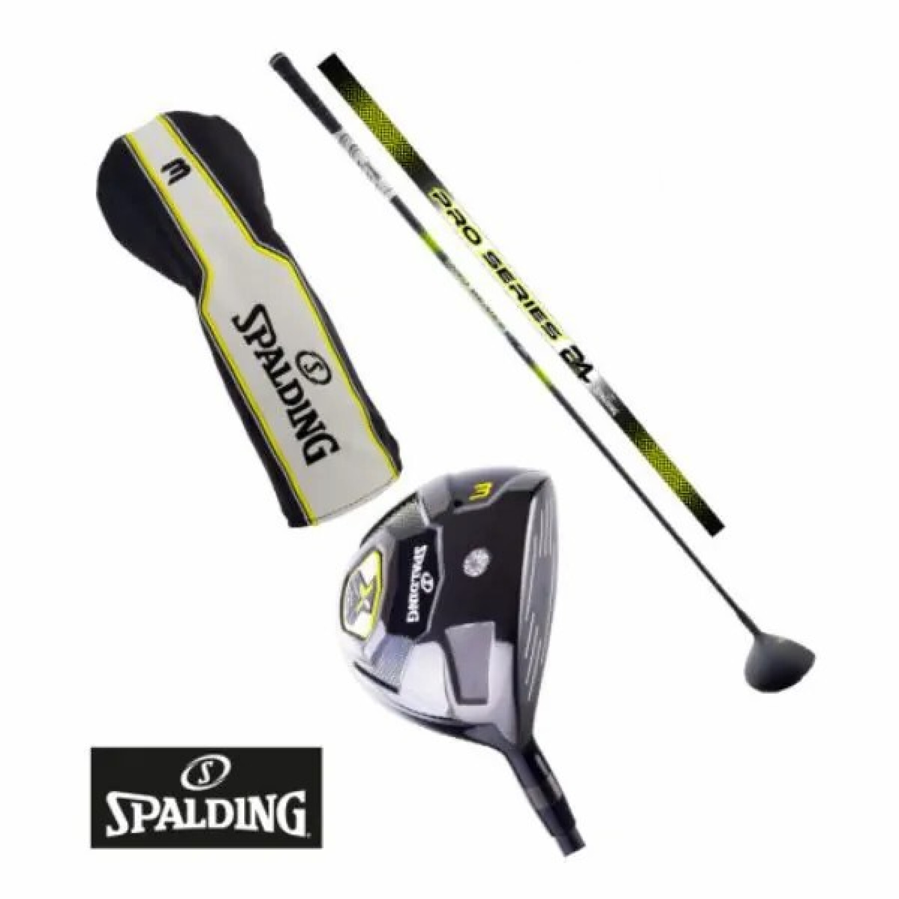 Wood n°3 woman Spalding Pro Series PVD Finish Droitier