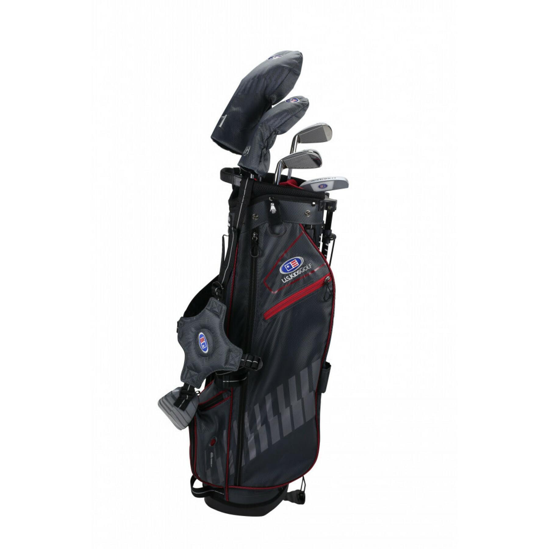 Kit (bag + 5 clubs) right-handed boy U.S Kids Golf ultralight us60 2020