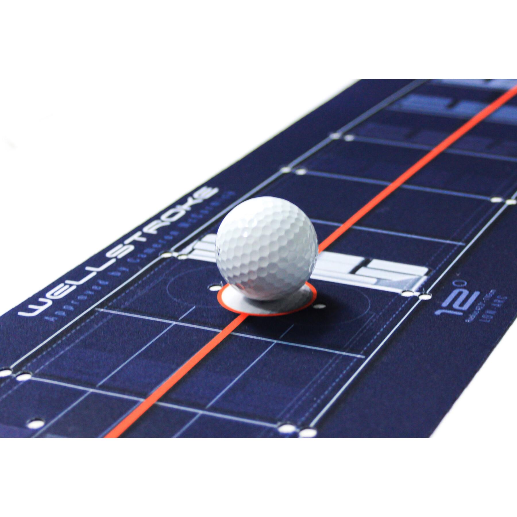 Left-handed putting mat Wellputt Wellstroke 12° The Open Edition Speciale