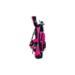 Golf kit for right-handed girls Boston Junior classic (sac + 3 clubs)