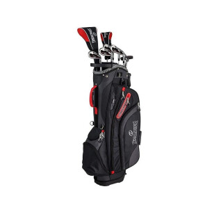 Right-handed steel golf set with tripod bag Spalding Executive FS