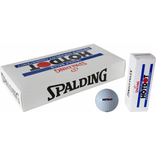 Set of 18 golf balls Spalding Hot Dot