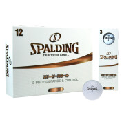 Set of 3 distance golf balls Spalding