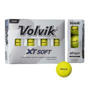 Set of 12 golf balls Volvik XT Soft jaune
